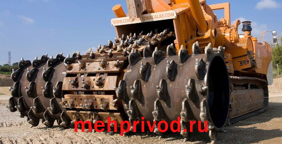 Редукторы для землеройных машин